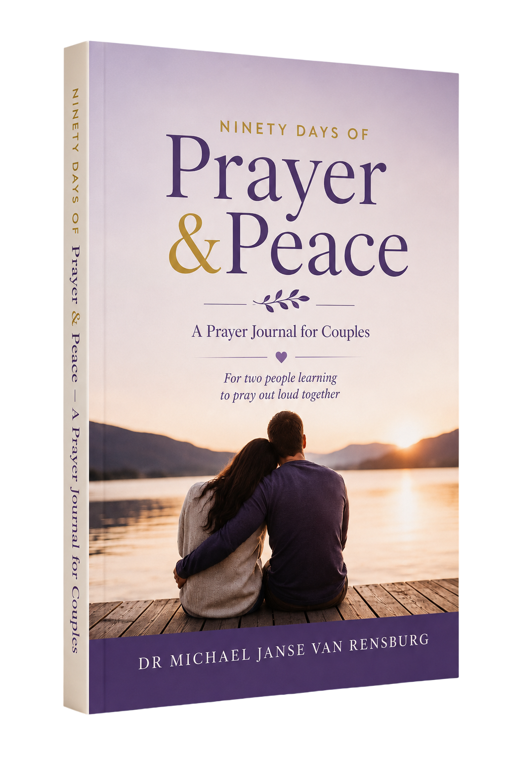 Ninety Days of Prayer & Peace: A Prayer Journal for Couples — front cover