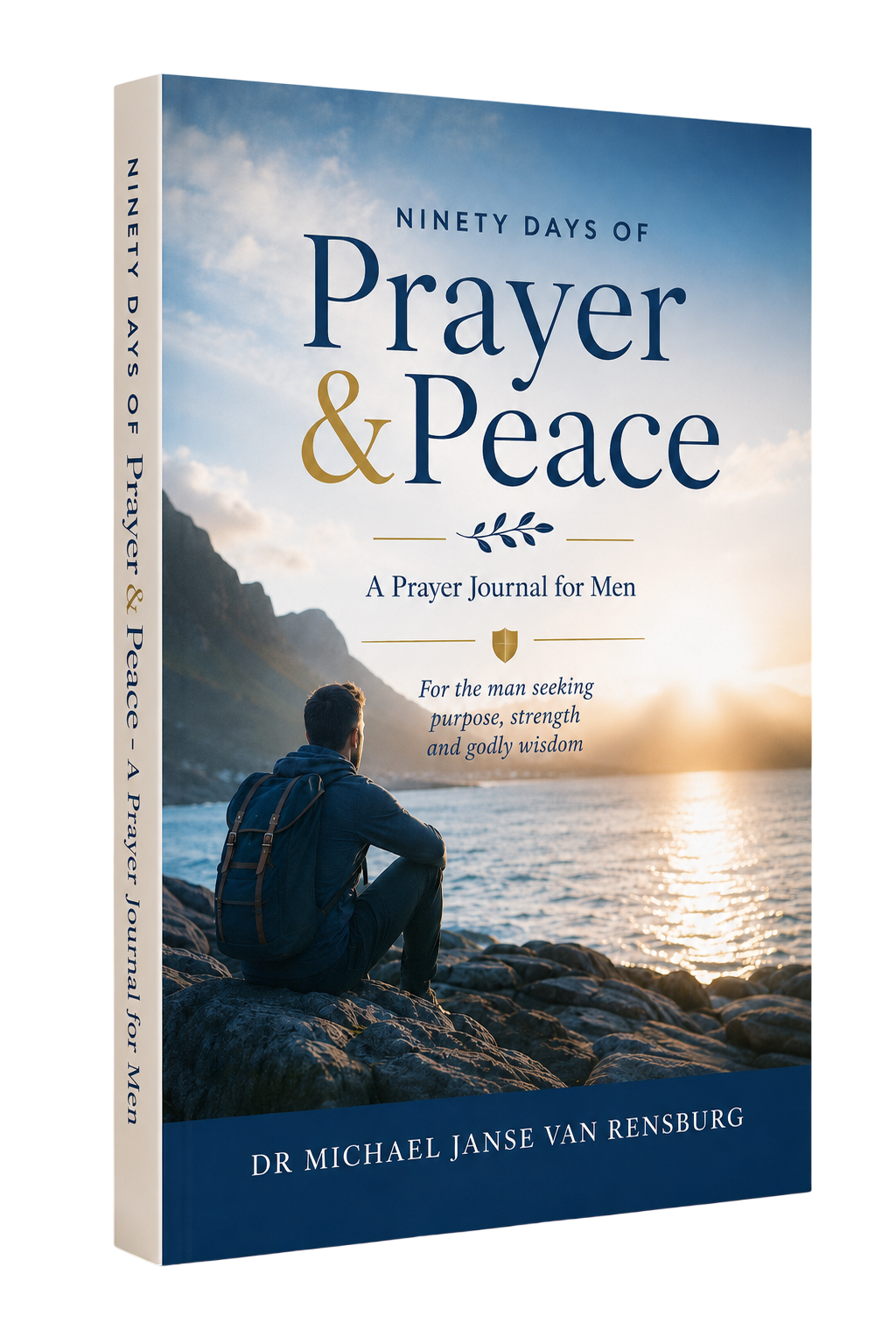 Ninety Days of Prayer & Peace: A Prayer Journal for Men — front cover
